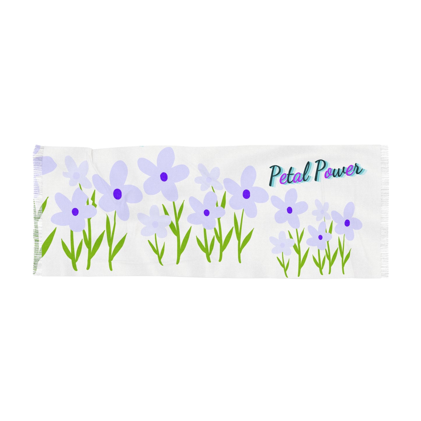 Floral Scarf — 'Petal Power' Lightweight Spring Accessory