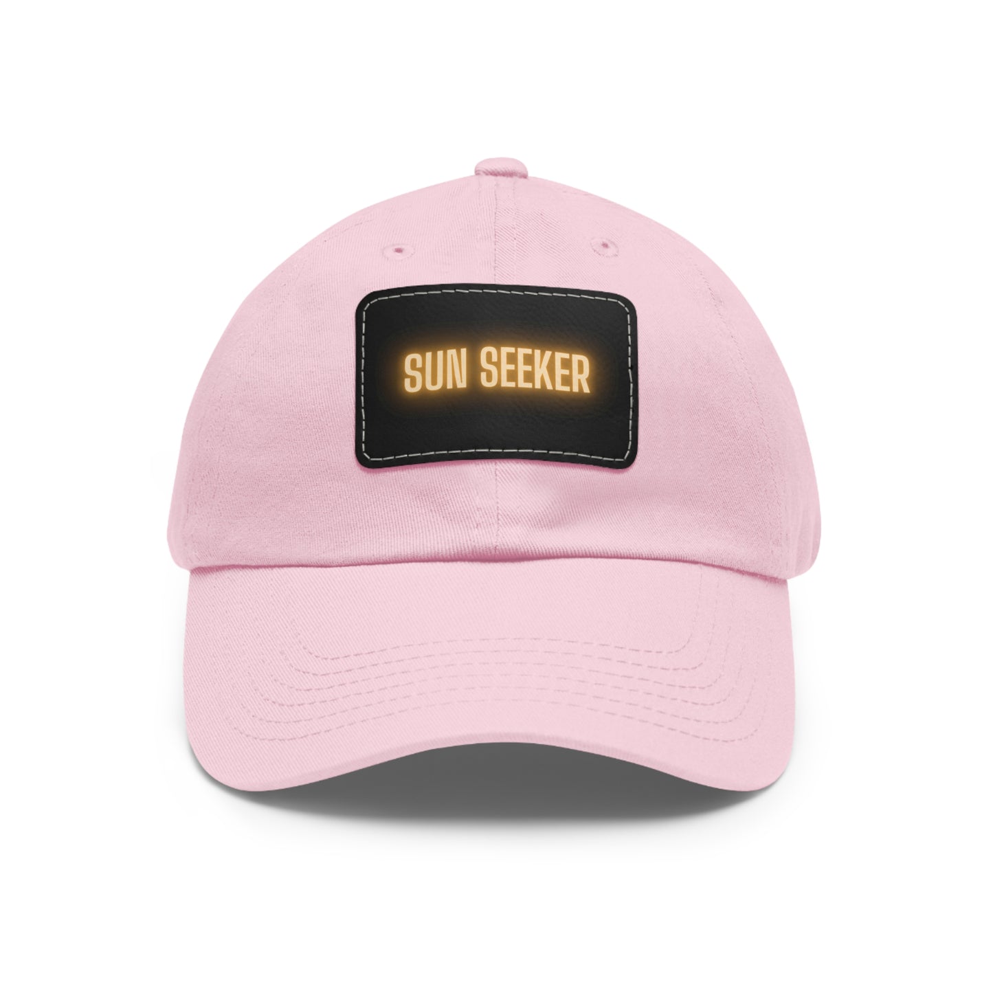 Sun Seeker Leather Patch Dad Hat