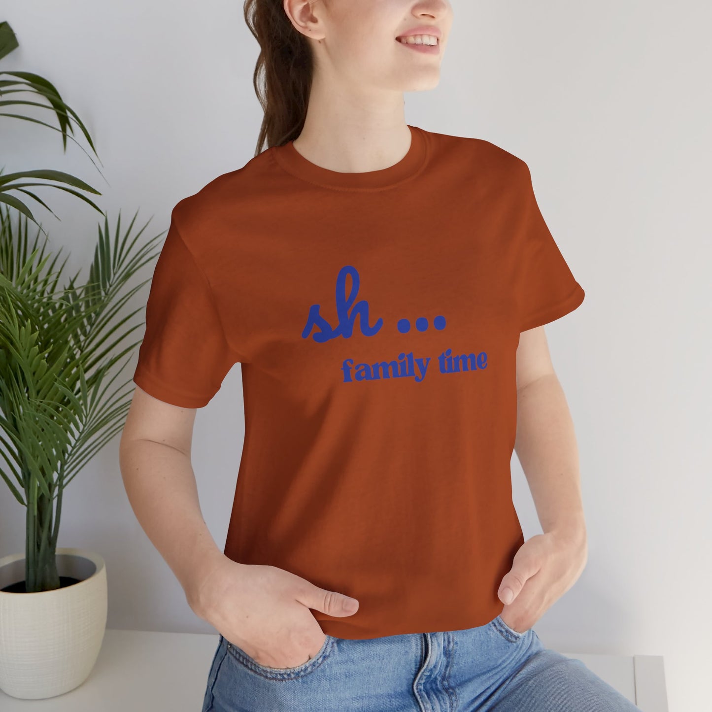 Sh... Family Time Quiet Family Moments Tee