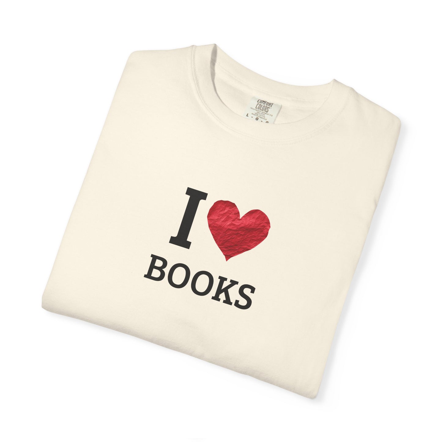 I Love Books T-Shirt — Vintage Love Books Tee for Readers & Book Lovers