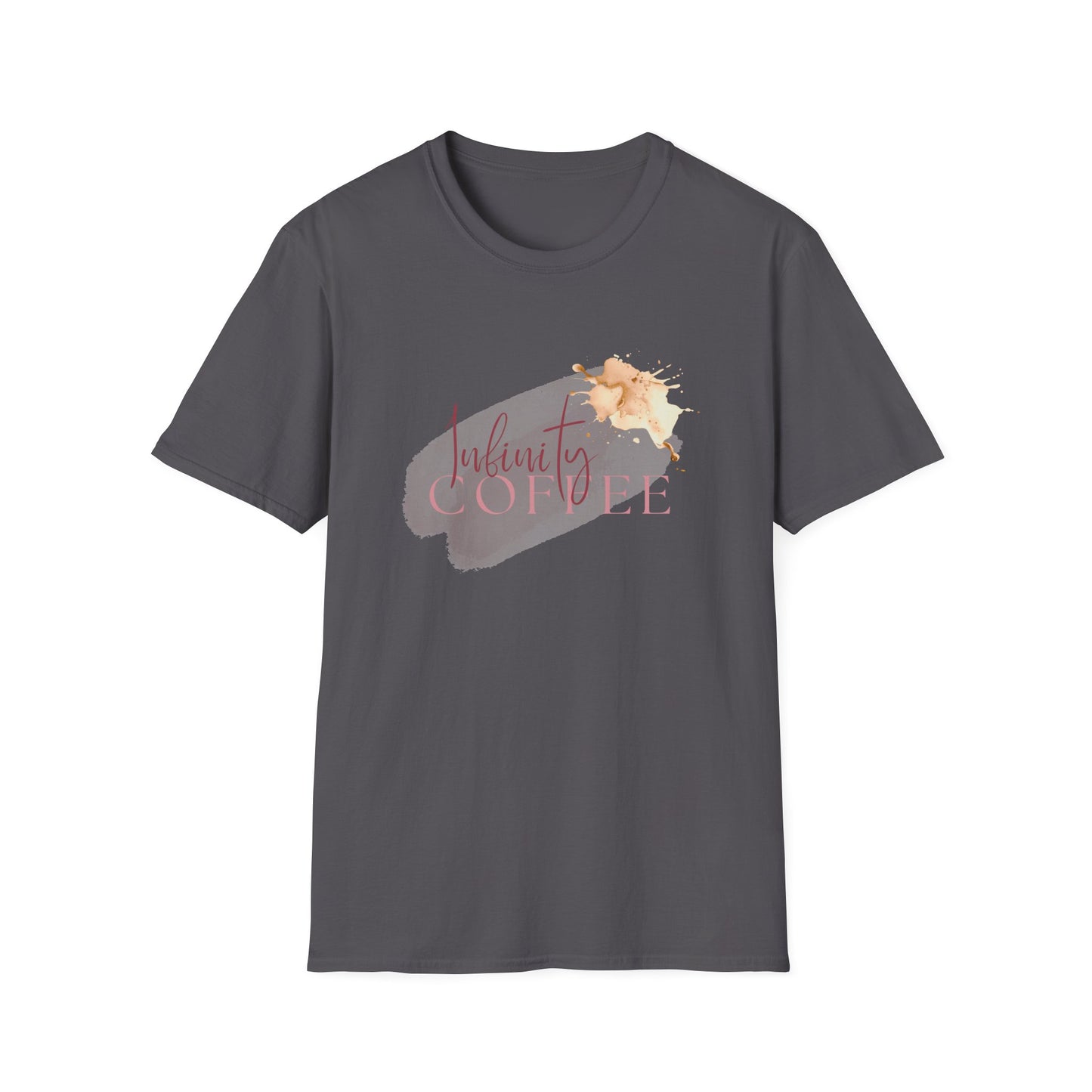 Infinity Coffee Pastel Floral Graphic Tee