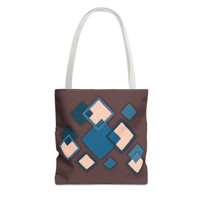 Geometric Diamond Pattern Tote Bag
