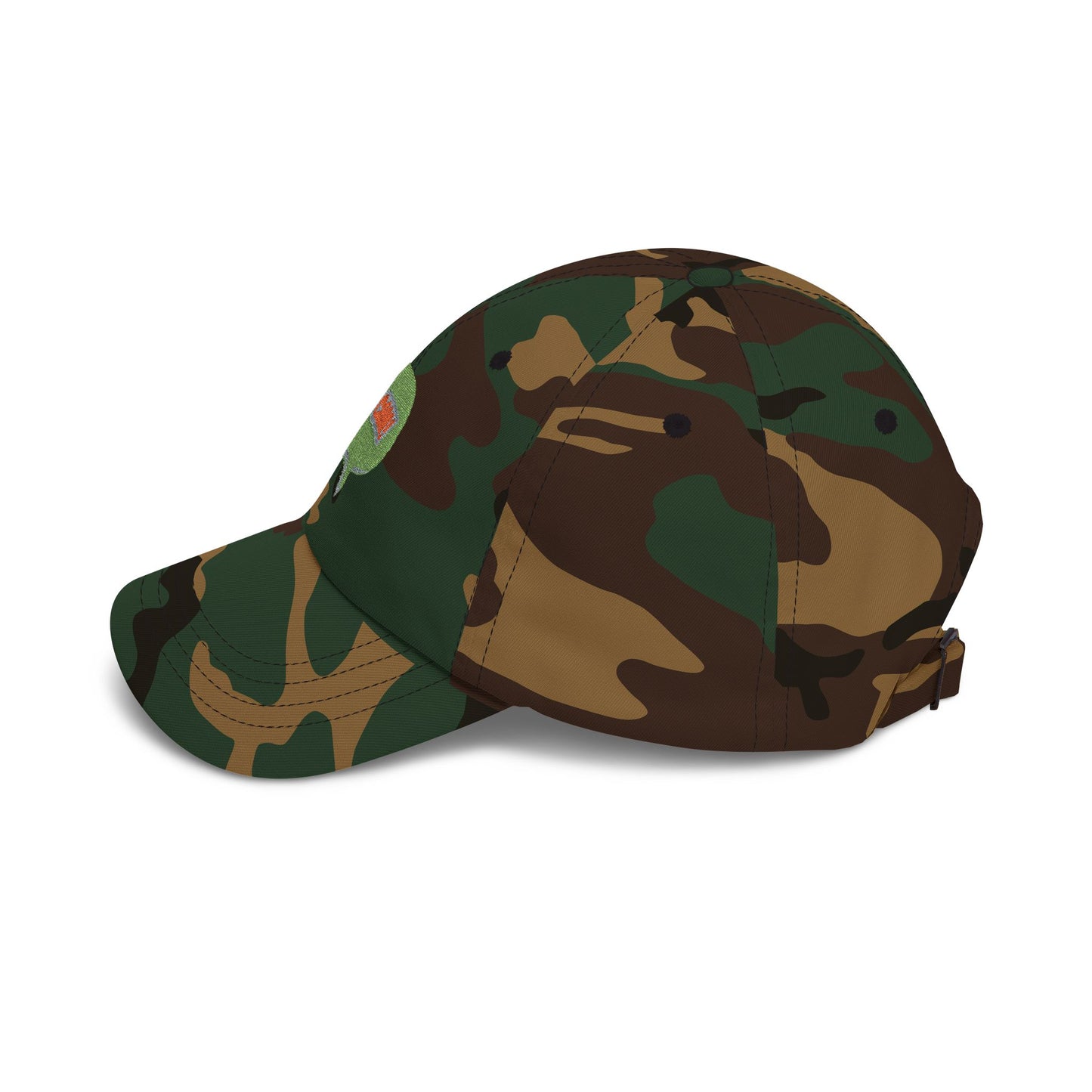 "Cin Cin" Green Speech Bubble Embroidered Patch Hat