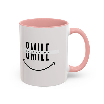 Smile Everytime Accent Coffee Mug
