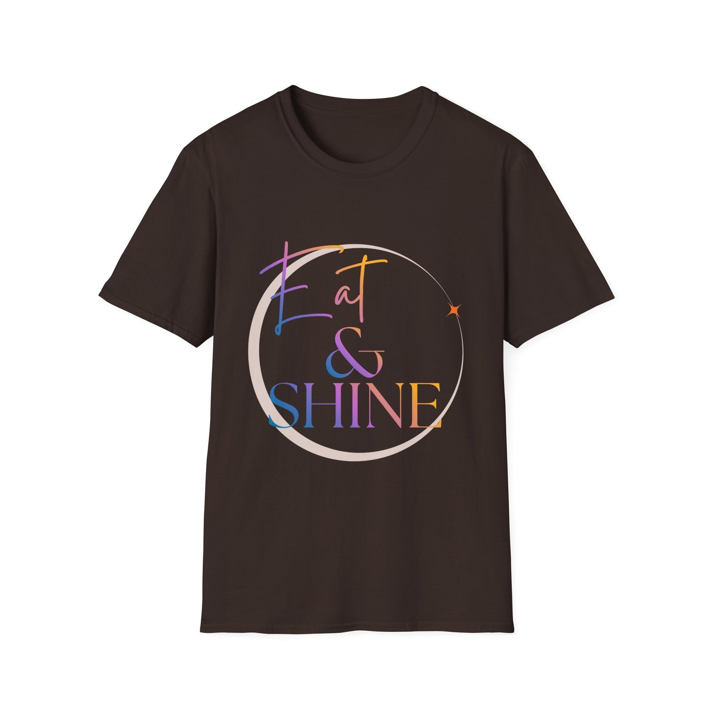 Eat & Shine Pastel Sunrise Inspirational T-Shirt