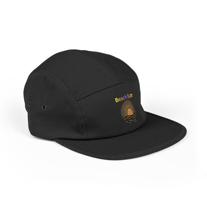 Embroidered 'Beach Bum' 5-Panel Cap