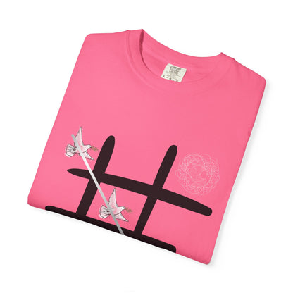 Tic Tac Doves Graphic T-Shirt Peace Wins