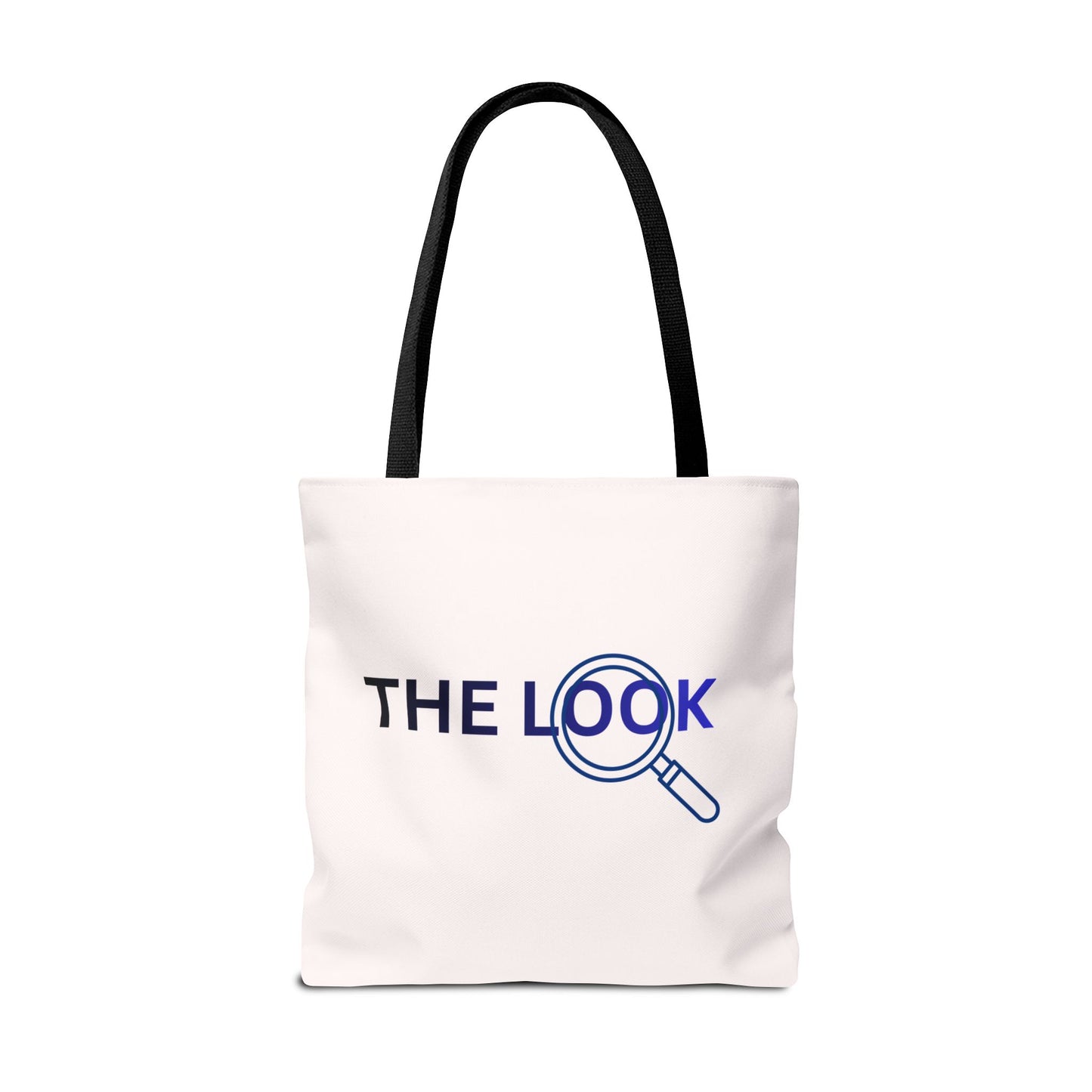 The Look Tote Magnifying Glass Logo Canvas Bag