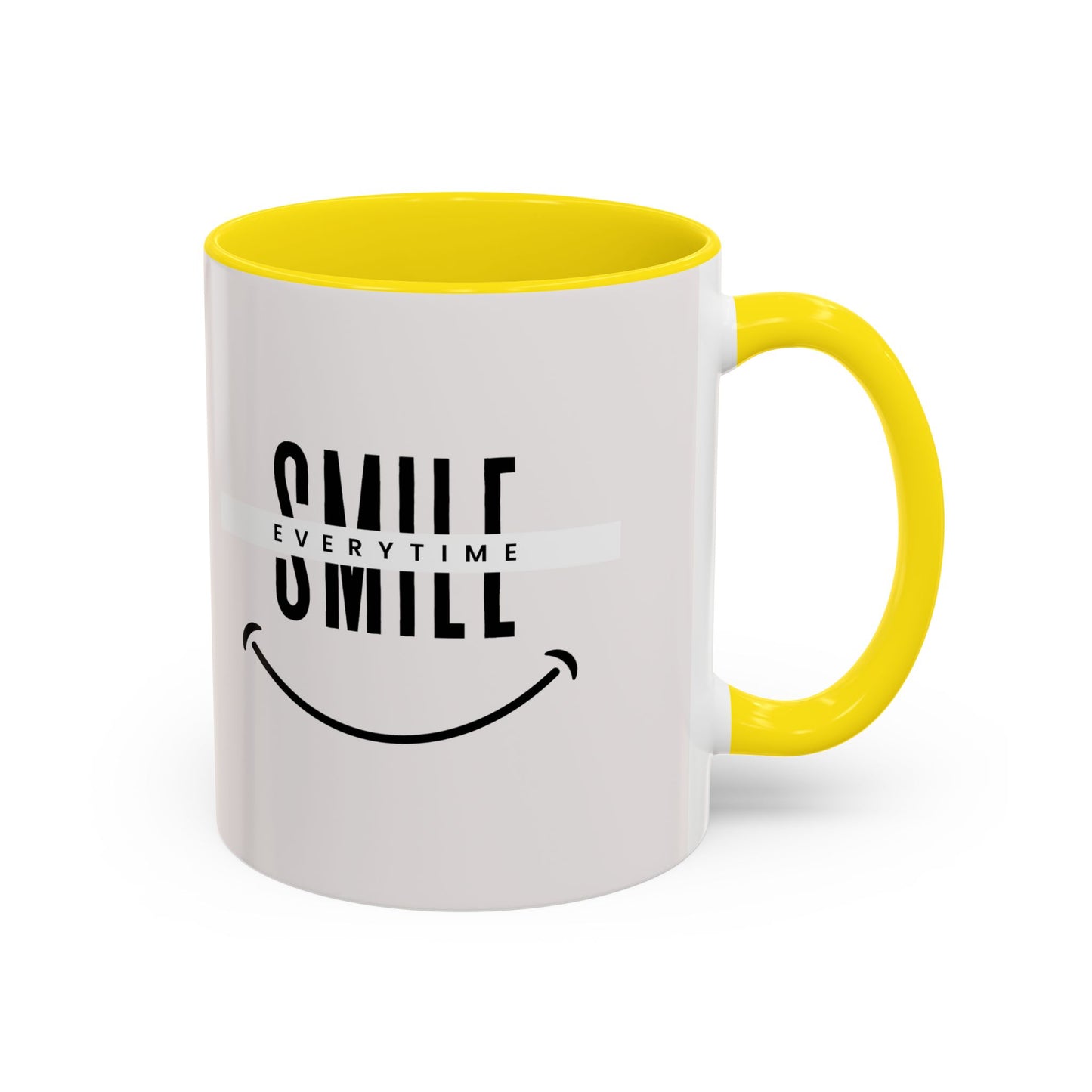Smile Everytime Accent Coffee Mug