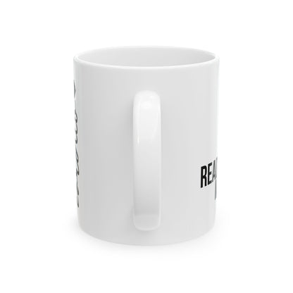Reading is my cardio - Ceramic Mug, (11oz, 15oz)
