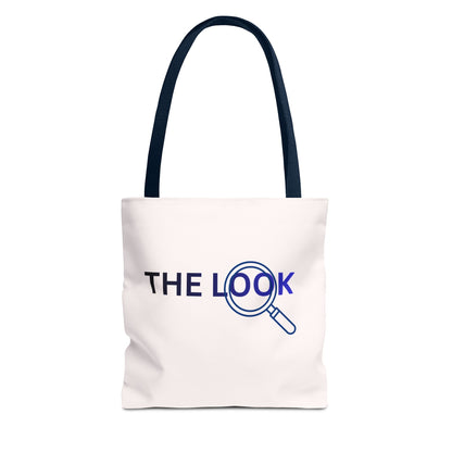 The Look Tote Magnifying Glass Logo Canvas Bag