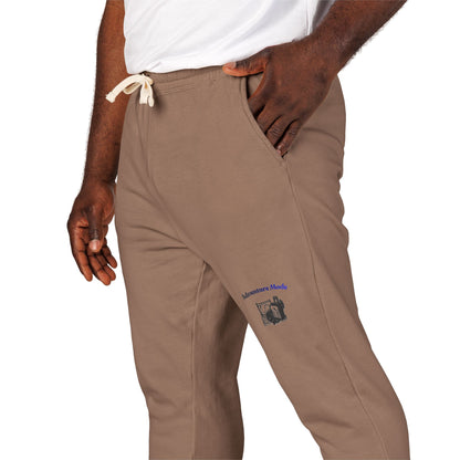 Cream 'Good Intentions' Fleece Sweatpants — Cozy Garment-Dyed Lounge Joggers