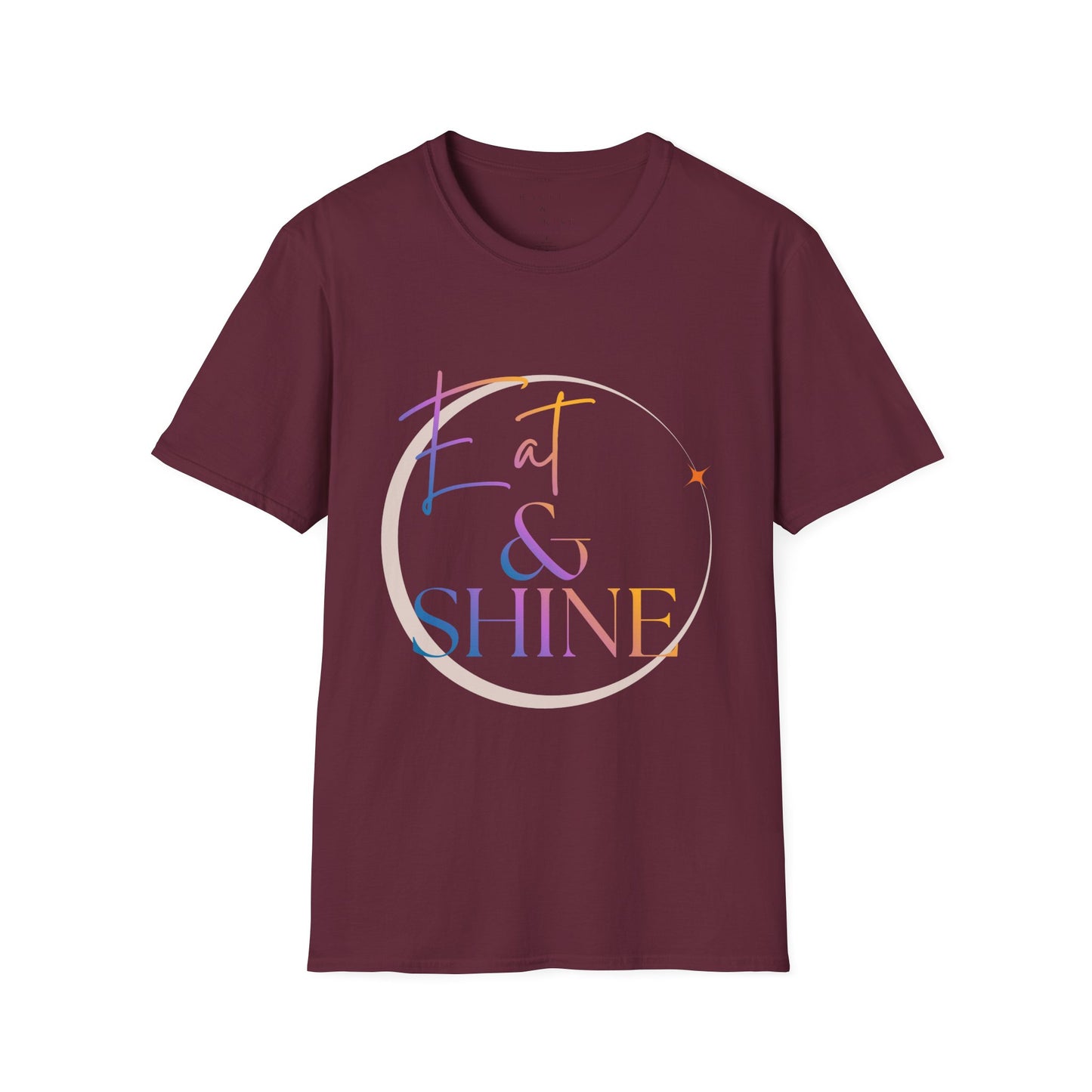 Eat & Shine Pastel Sunrise Inspirational T-Shirt