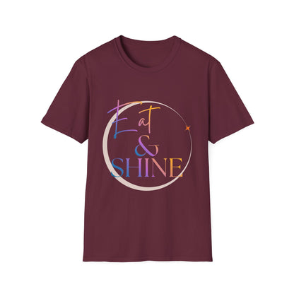 Eat & Shine Pastel Sunrise Inspirational T-Shirt