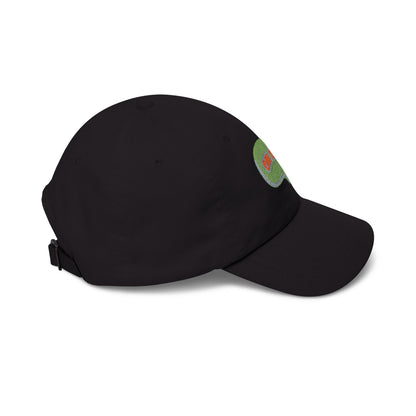 "Cin Cin" Green Speech Bubble Embroidered Patch Hat