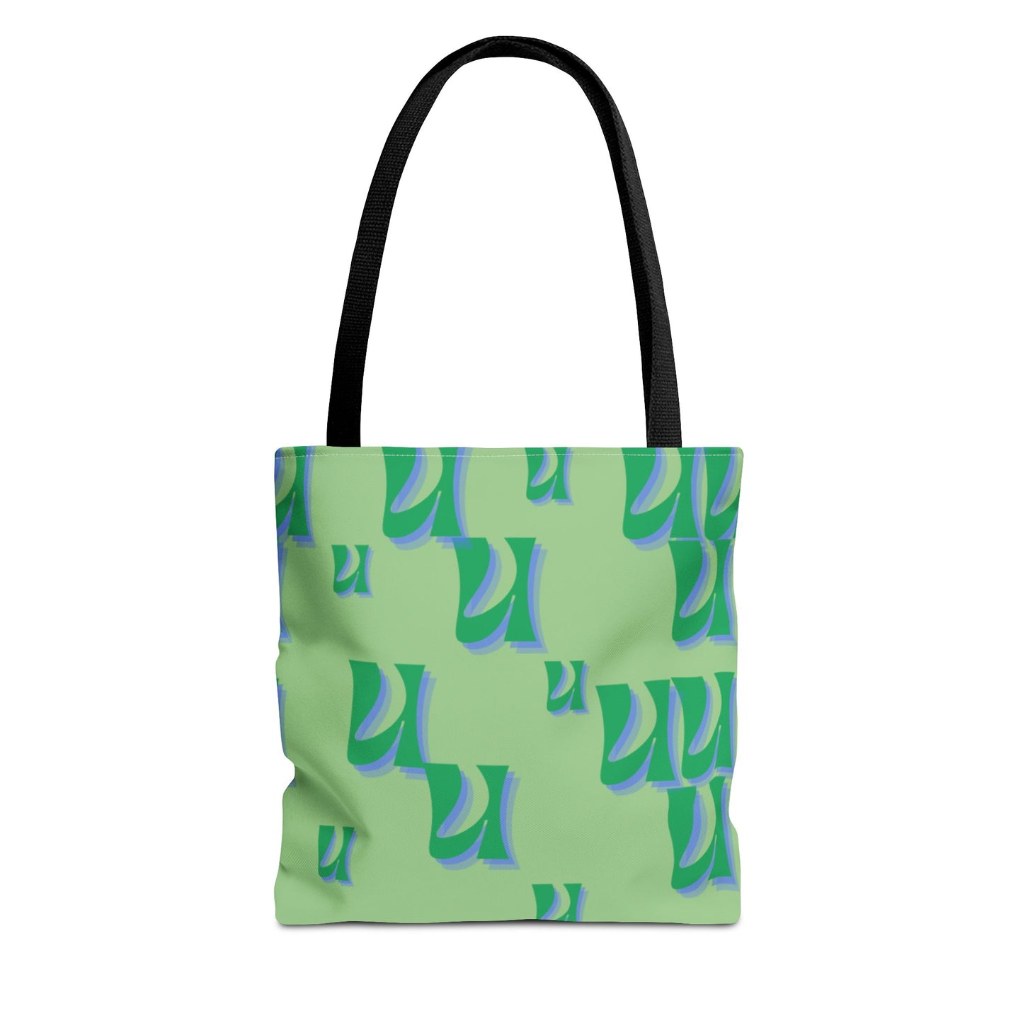 Retro Wave Monogram Tote Bag