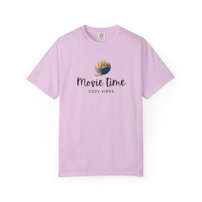 Movie Time T-Shirt – Cozy Vibes Popcorn Graphic Tee