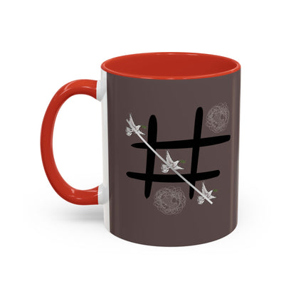 Peace Wins Ceramic Coffee Cup Peace/War design (11/15oz)