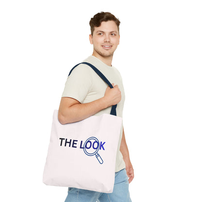 The Look Tote Magnifying Glass Logo Canvas Bag