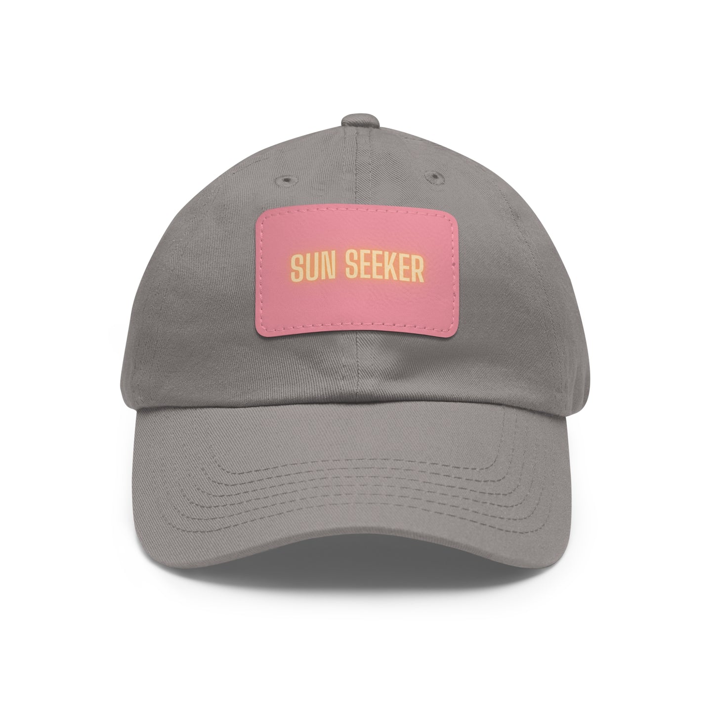 Sun Seeker Leather Patch Dad Hat