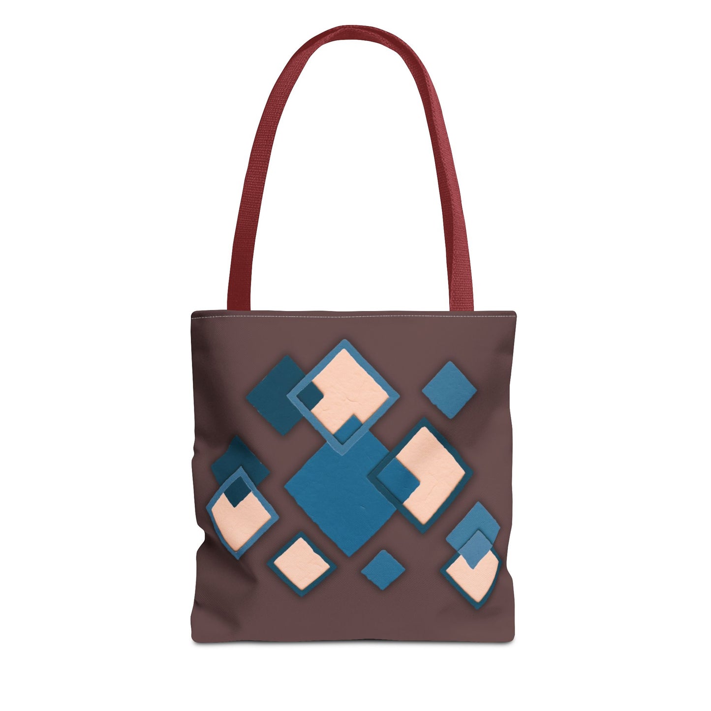 Geometric Diamond Pattern Tote Bag