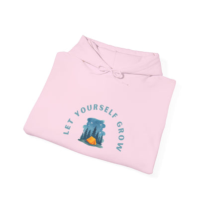 Let Yourself Grow Hoodie — Botanical Plant Graphic Hooded Sweatshirt
