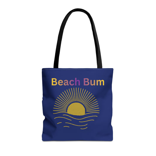 Beach Bum Tote Bag  for Summer, Vacation & Everyday Use