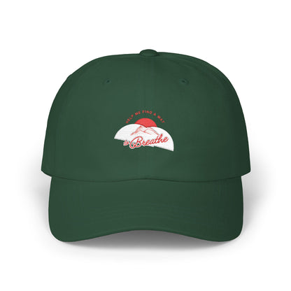 'Help me find a way to Breathe' Sunset Embroidered Baseball Hat