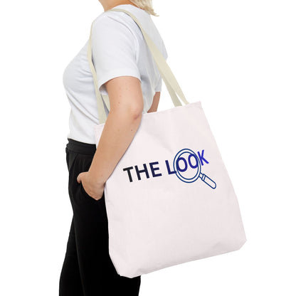The Look Tote Magnifying Glass Logo Canvas Bag