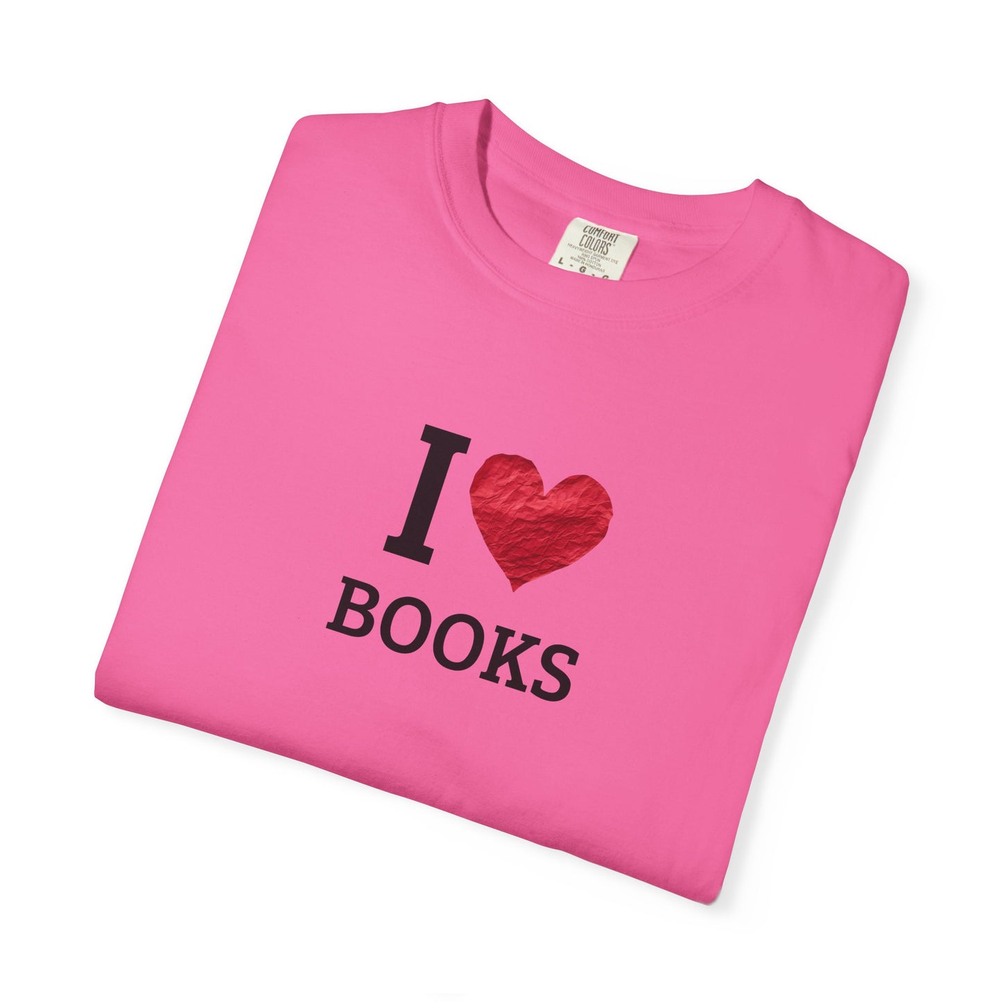 I Love Books T-Shirt — Vintage Love Books Tee for Readers & Book Lovers