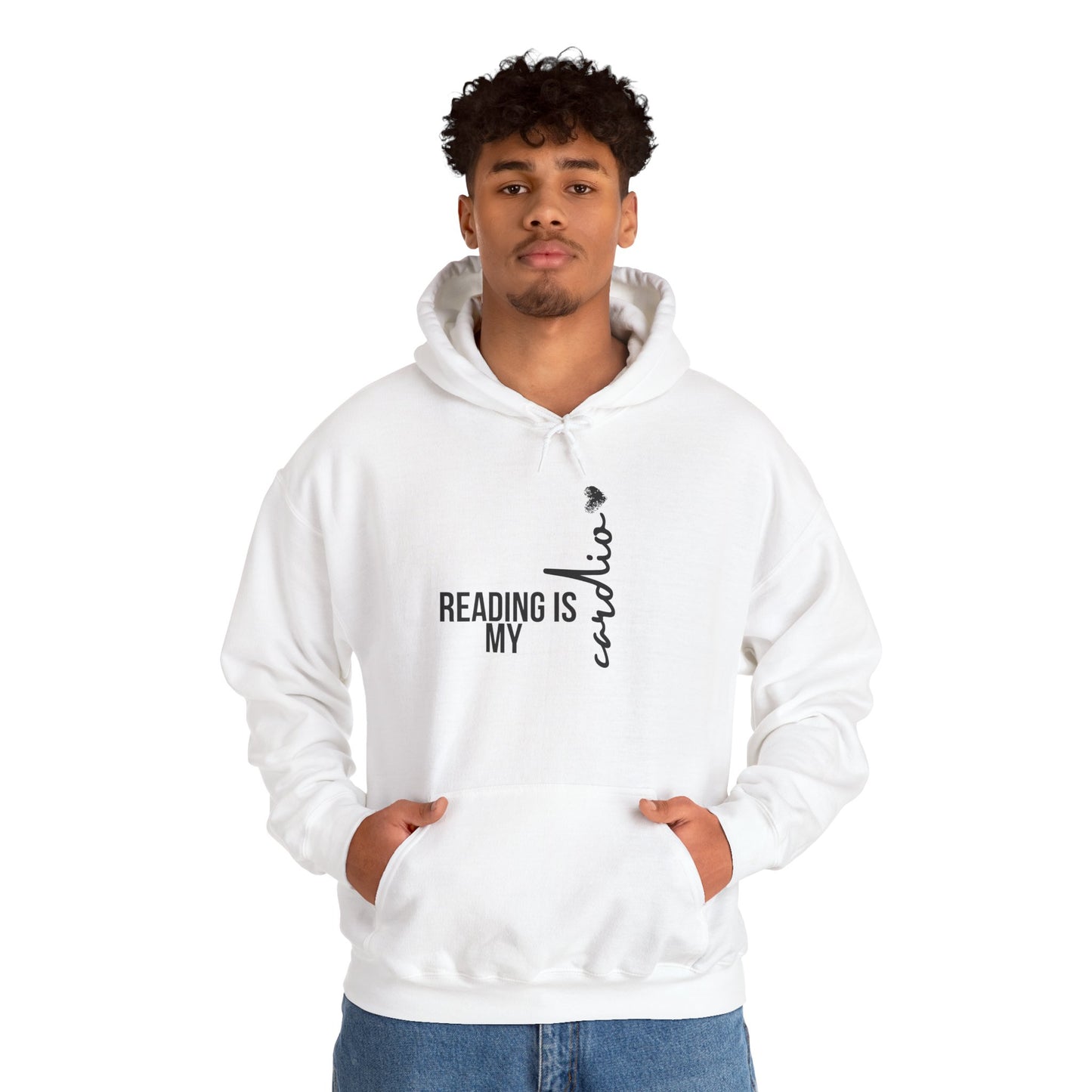 Reading is my Cardio Hooded Sweatshirt