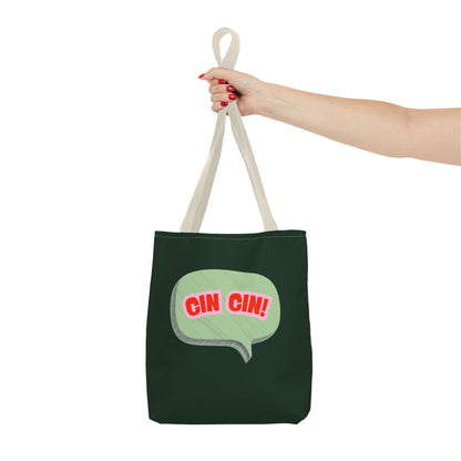 Cin Cin! Speech Bubble Cotton Tote Bag