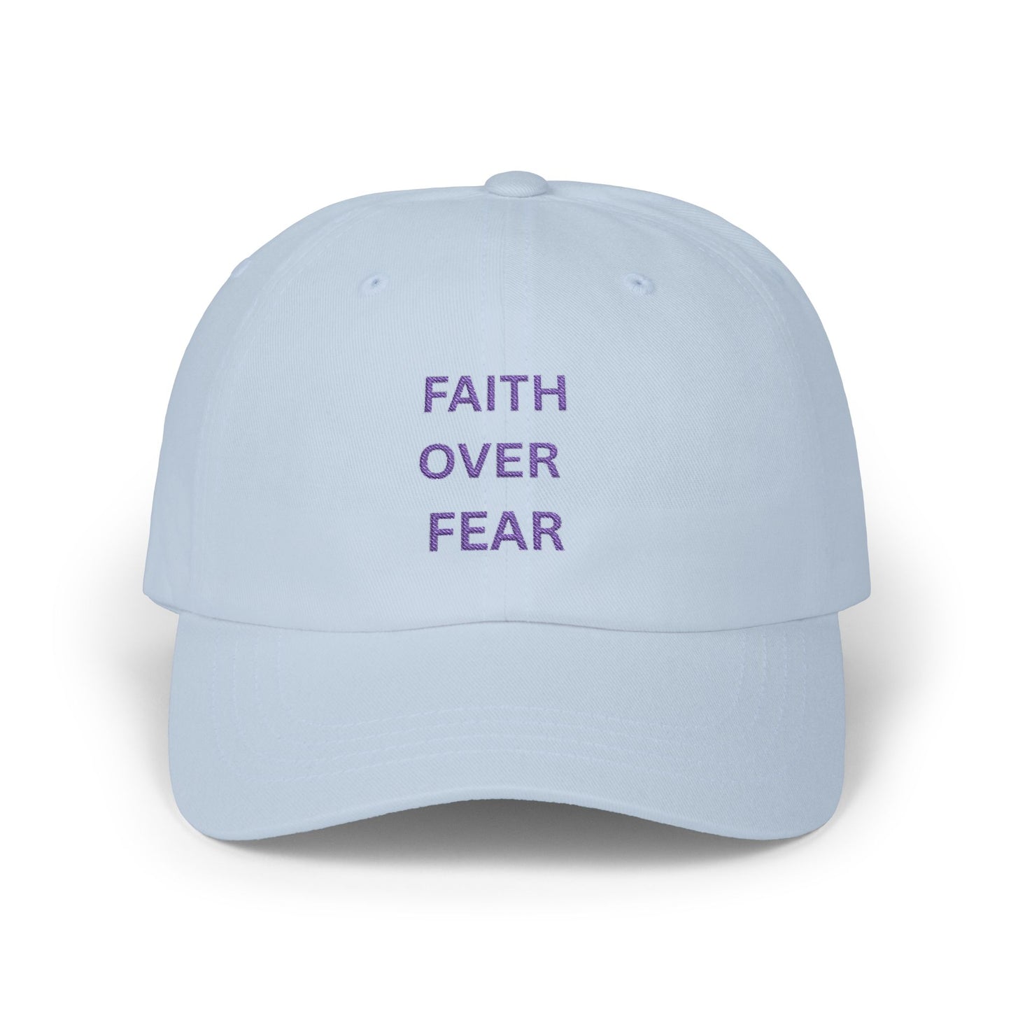 Faith Over Fear Embroidered Baseball Hat