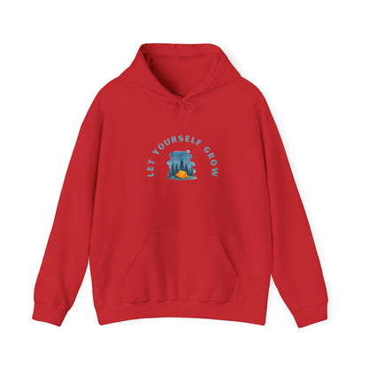 Let Yourself Grow Hoodie — Botanical Plant Graphic Hooded Sweatshirt