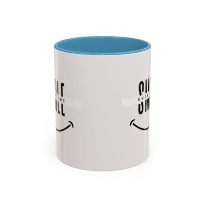 Smile Everytime Accent Coffee Mug