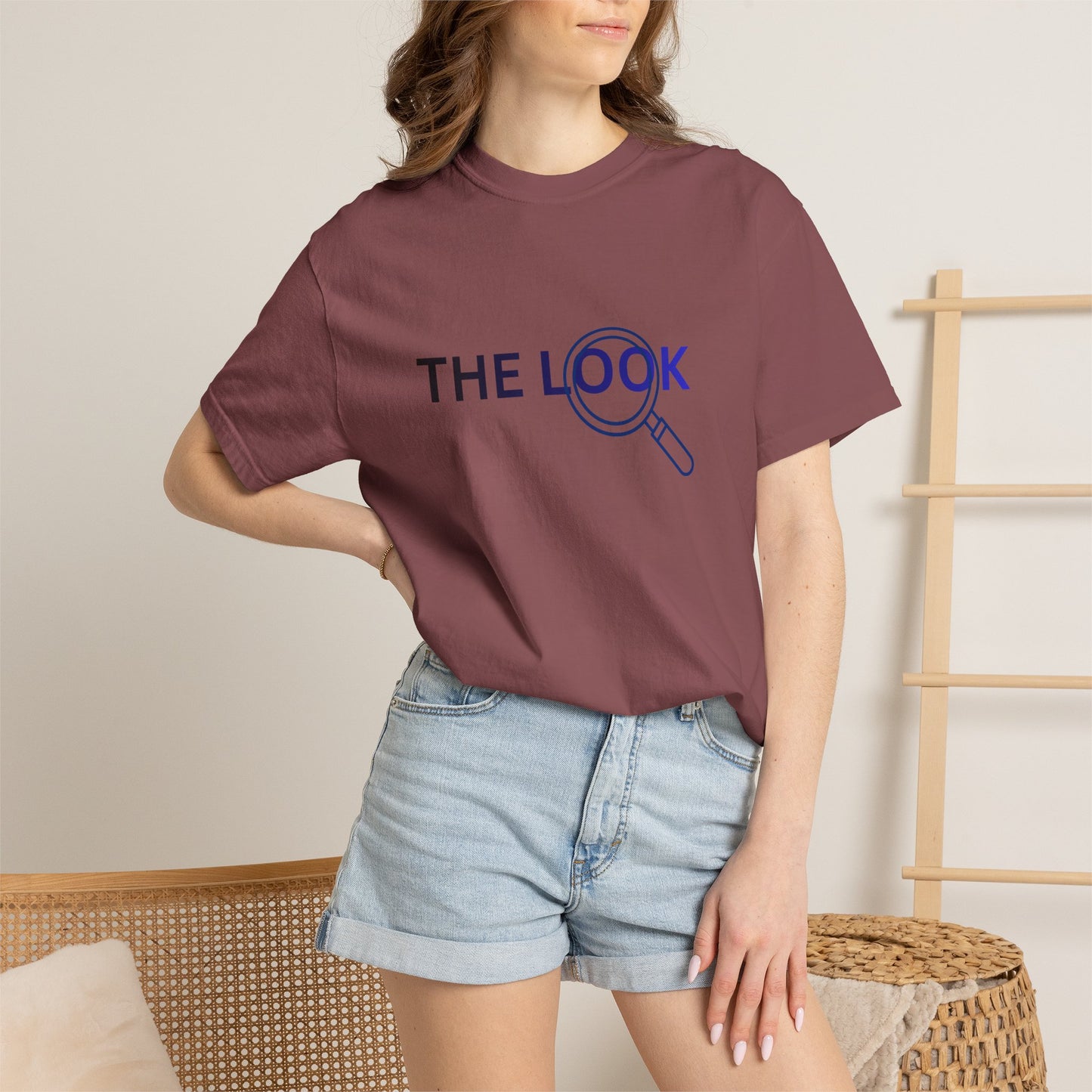 The Look Minimal Magnifying Glass Graphic Tee