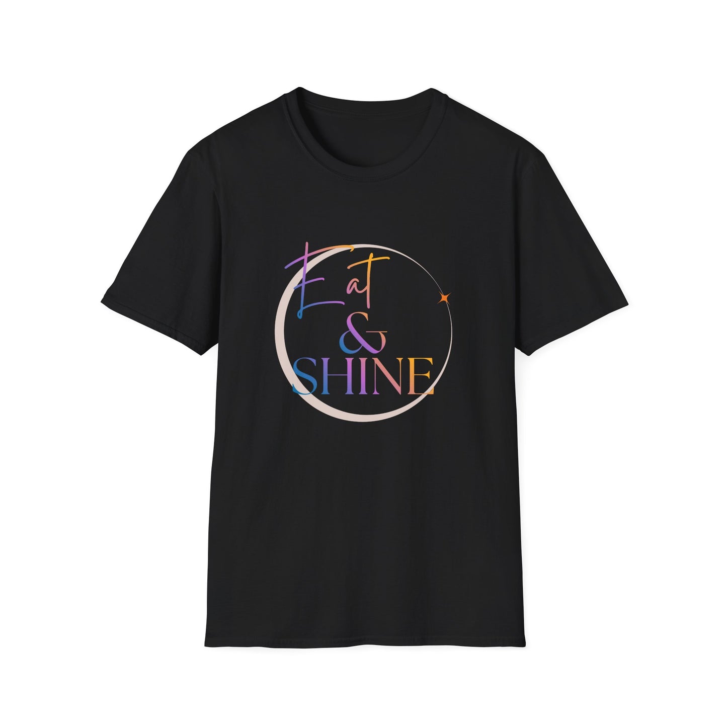 Eat & Shine Pastel Sunrise Inspirational Tee