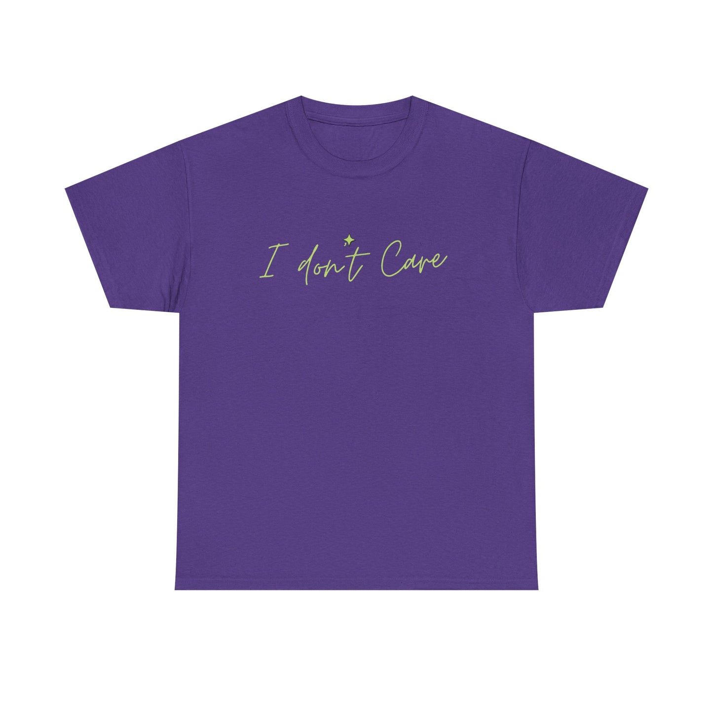 I don't Care Unisex Heavy Cotton Tee