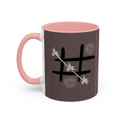 Peace Wins Ceramic Coffee Cup Peace/War design (11/15oz)