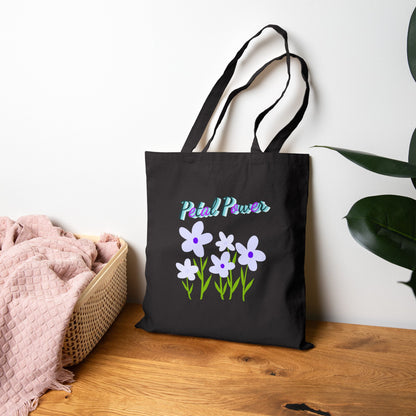 Petal Power Tote  Canvas Bag