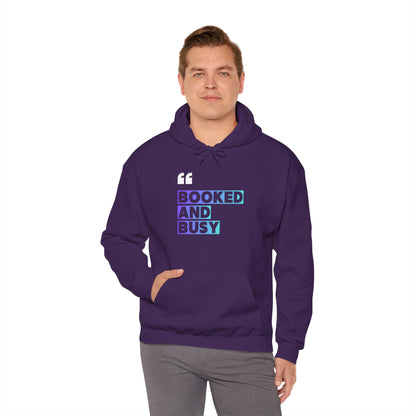 "Booked and Busy" Graphic Pullover for Readers & Creatives