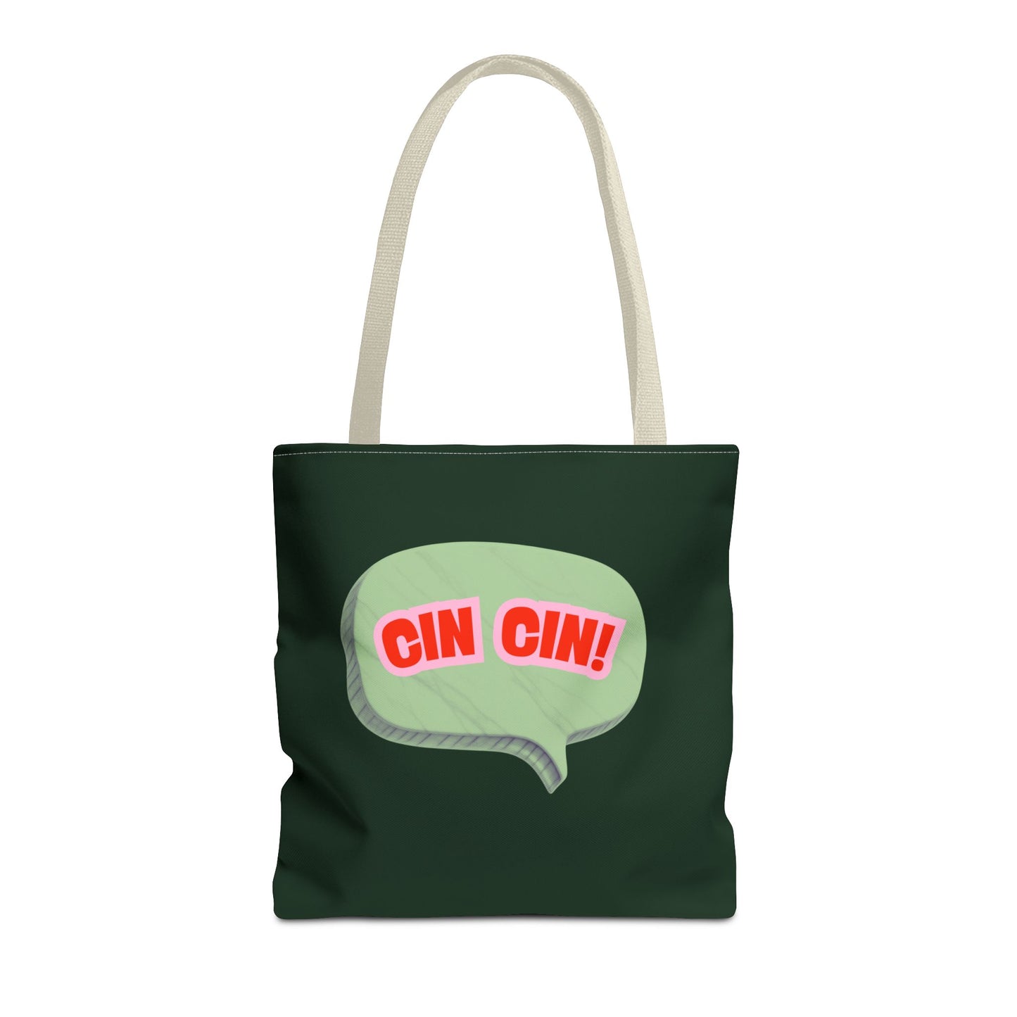 Cin Cin! Speech Bubble Cotton Tote Bag