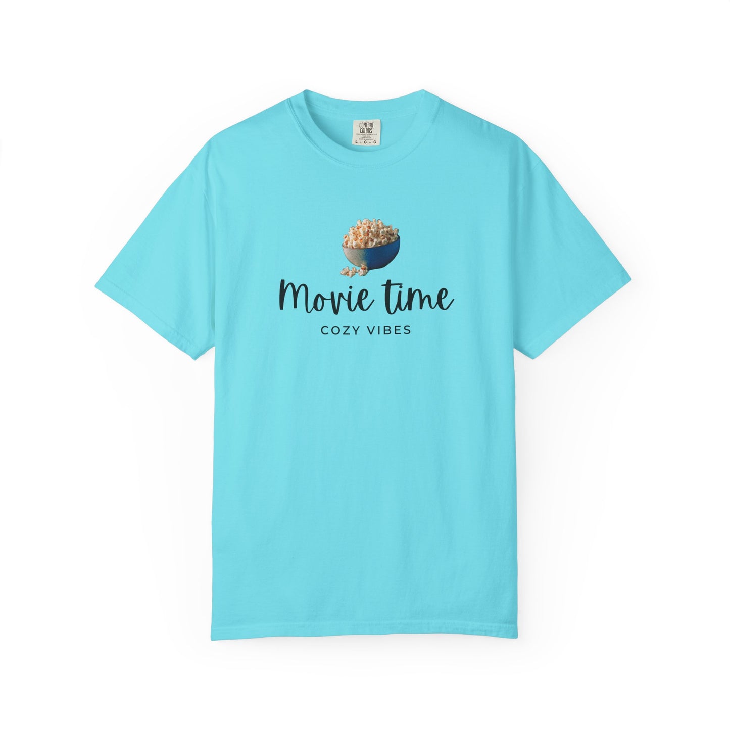 Movie Time T-Shirt – Cozy Vibes Popcorn Graphic Tee