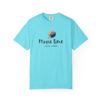 Movie Time T-Shirt – Cozy Vibes Popcorn Graphic Tee