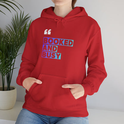 "Booked and Busy" Graphic Pullover for Readers & Creatives