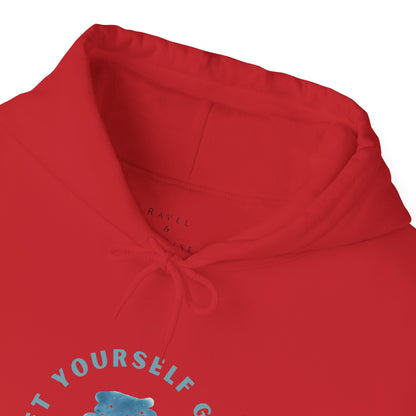 Let Yourself Grow Hoodie — Botanical Plant Graphic Hooded Sweatshirt