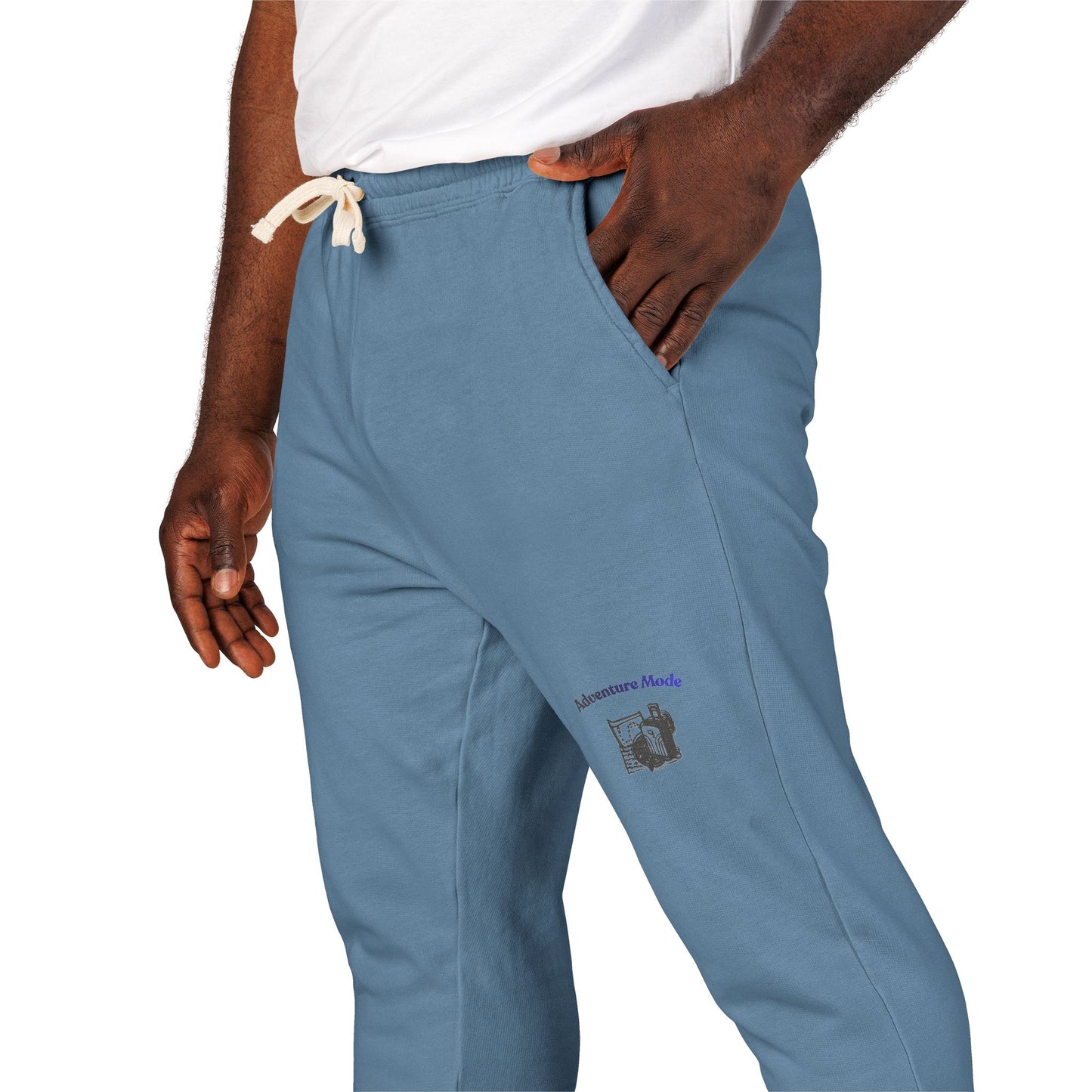 Cream 'Good Intentions' Fleece Sweatpants — Cozy Garment-Dyed Lounge Joggers