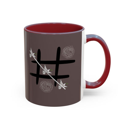 Peace Wins Ceramic Coffee Cup Peace/War design (11/15oz)