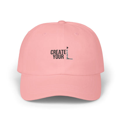 Create Your Peace Cap — Minimalist Embroidered Hat