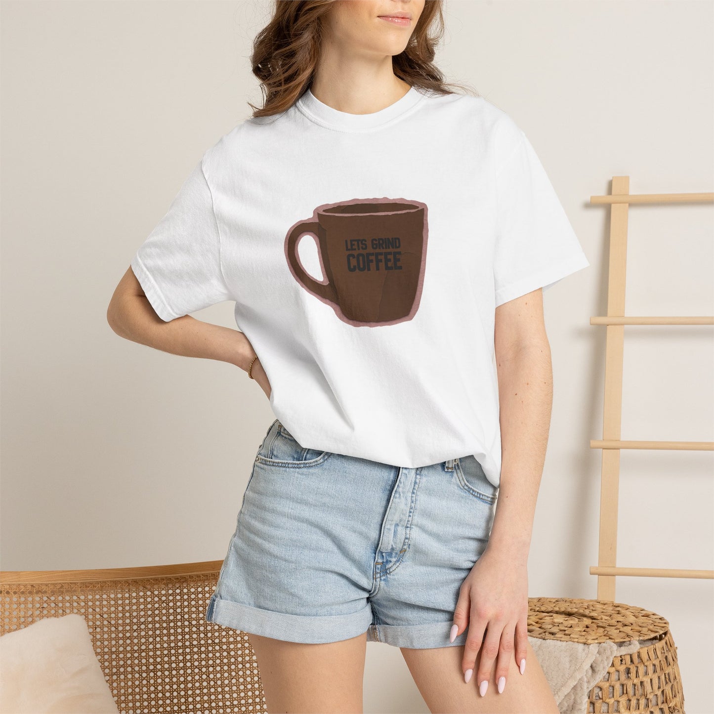 CoffeeMug Graphic T‑Shirt Retro Tee
